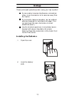 Предварительный просмотр 10 страницы Uniden scanning radio Manual