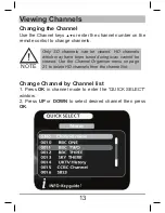 Preview for 13 page of Uniden SD5000UPVR Owner'S Manual