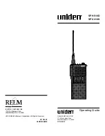 Uniden SPH 516D Operating Manual preview