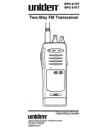 Предварительный просмотр 1 страницы Uniden SPH 51DT Operating Manual