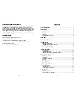 Preview for 3 page of Uniden SPU554KTS Operating Manual