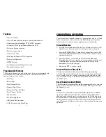 Preview for 6 page of Uniden SPU554KTS Operating Manual