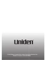 Preview for 20 page of Uniden SSE VR1 Owner'S Manual