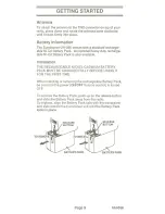 Preview for 11 page of Uniden SUNDOWNER UH-056 Operating Manual