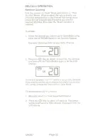 Preview for 24 page of Uniden SUNDOWNER UH-057 Operating Manual