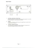 Предварительный просмотр 6 страницы Uniden SUNDOWNER UH-099 Owner'S Manual