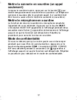 Preview for 18 page of Uniden TCX905 - Cordless Extension Handset (French) Manuel Du Propriétaire