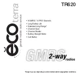 Uniden TR620 User Manual preview