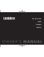 Uniden TRU 8065 Series Owner'S Manual preview