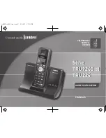 Uniden TRU226-3AC Manual D'Utilisation preview