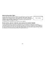 Preview for 56 page of Uniden TRU9060 (French) Manuel Du Propriétaire