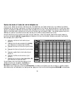 Preview for 14 page of Uniden TRU9488 - TRU 9488 Cordless Phone Base Station (French) Manual D'Utilisation