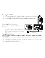 Preview for 18 page of Uniden TRU9496 - TRU 9496 Cordless Phone Base Station Owner'S Manual