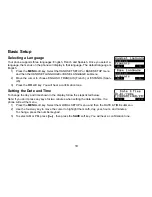 Preview for 20 page of Uniden TRU9496 - TRU 9496 Cordless Phone Base Station Owner'S Manual