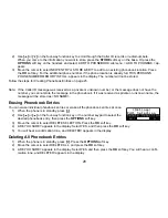 Preview for 29 page of Uniden TRU9496 - TRU 9496 Cordless Phone Base Station Owner'S Manual