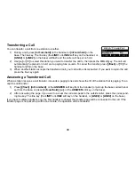 Preview for 47 page of Uniden TRU9496 - TRU 9496 Cordless Phone Base Station Owner'S Manual