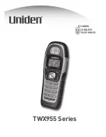 Preview for 1 page of Uniden TWX955 Series User Manual