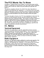 Preview for 23 page of Uniden TWX977 Series Owner'S Manual