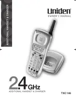 Предварительный просмотр 1 страницы Uniden TXC146 Owner'S Manual