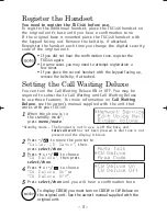 Предварительный просмотр 5 страницы Uniden TXC146 Owner'S Manual