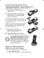 Preview for 3 page of Uniden TXC580 User Manual