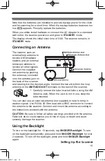 Предварительный просмотр 15 страницы Uniden UBC360CLT Owner'S Manual