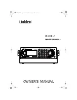 Uniden UBC800XLT Owner'S Manual preview