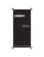 Uniden UBCD396T Owner'S Manual preview