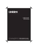 Uniden UBCD996T Owner'S Manual preview