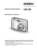 Preview for 1 page of Uniden UDC-5M Manuel D'Instructions