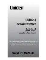 Uniden UDRC 14 Owner'S Manual preview