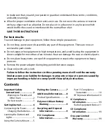 Preview for 3 page of Uniden UDWC23 User Manual