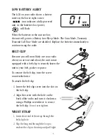 Предварительный просмотр 8 страницы Uniden UH-040XR Operating Manual