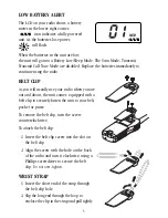 Preview for 8 page of Uniden UH-042XR (French) Operating Manual