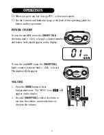 Preview for 9 page of Uniden UH-042XR (French) Operating Manual