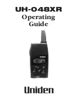 Preview for 1 page of Uniden UH-048XR Operating Manual