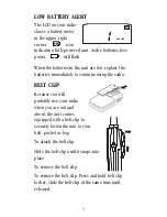 Preview for 8 page of Uniden UH-048XR Operating Manual