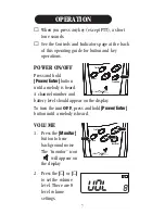 Preview for 10 page of Uniden UH-048XR Operating Manual