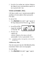 Preview for 16 page of Uniden UH-048XR Operating Manual