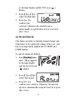 Preview for 17 page of Uniden UH-048XR Operating Manual