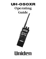 Preview for 1 page of Uniden UH-050XR Operating Manual