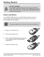 Preview for 3 page of Uniden UH036SX-2NB Owner'S Manual