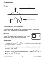 Preview for 7 page of Uniden UH036SX-2NB Owner'S Manual