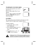 Preview for 9 page of Uniden UH036SX Operating Manual