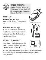 Preview for 4 page of Uniden UH037SX-2 Owner'S Manual