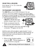 Preview for 6 page of Uniden UH037SX-2 Owner'S Manual