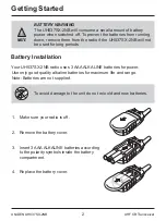 Предварительный просмотр 3 страницы Uniden UH037SX-2NB Owner'S Manual