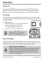 Предварительный просмотр 9 страницы Uniden UH037SX-2NB Owner'S Manual