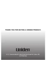 Preview for 16 page of Uniden UH038SX-2NB Owner'S Manual