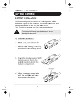 Предварительный просмотр 8 страницы Uniden UH044SX Operating Manual